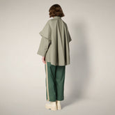Women's Rain Jacket Tasha in Dusty Beige - Manteaux pour femmes | Save The Duck