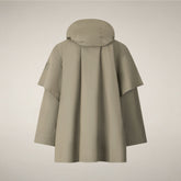 Women's Rain Jacket Tasha in Dusty Beige - Manteaux pour femmes | Save The Duck