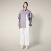 Women's Rain Jacket Tasha in Mauve - Manteaux pour femmes | Save The Duck