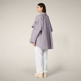 Women's Rain Jacket Tasha in Mauve - Manteaux pour femmes | Save The Duck