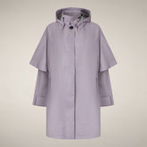 Women's Rain Jacket Tasha in Mauve - Manteaux pour femmes | Save The Duck