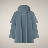 Women's Rain Jacket Tasha in Cloud Blue - Manteaux pour femmes | Save The Duck