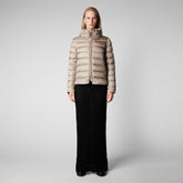 Women's Elsie Puffer Jacket in Pearl Grey - Women's Sale | Save The Duck