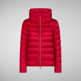 Women's Elsie Puffer Jacket in Blue Berry | Save The Duck