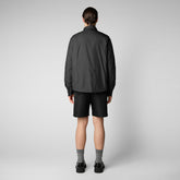 Men's Jani Shirt Jacket in Black - Spring Summer 2024 Men's Collection | Save The Duck