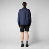 Men's Jani Shirt Jacket in Navy Blue - Men's Icons | Save The Duck