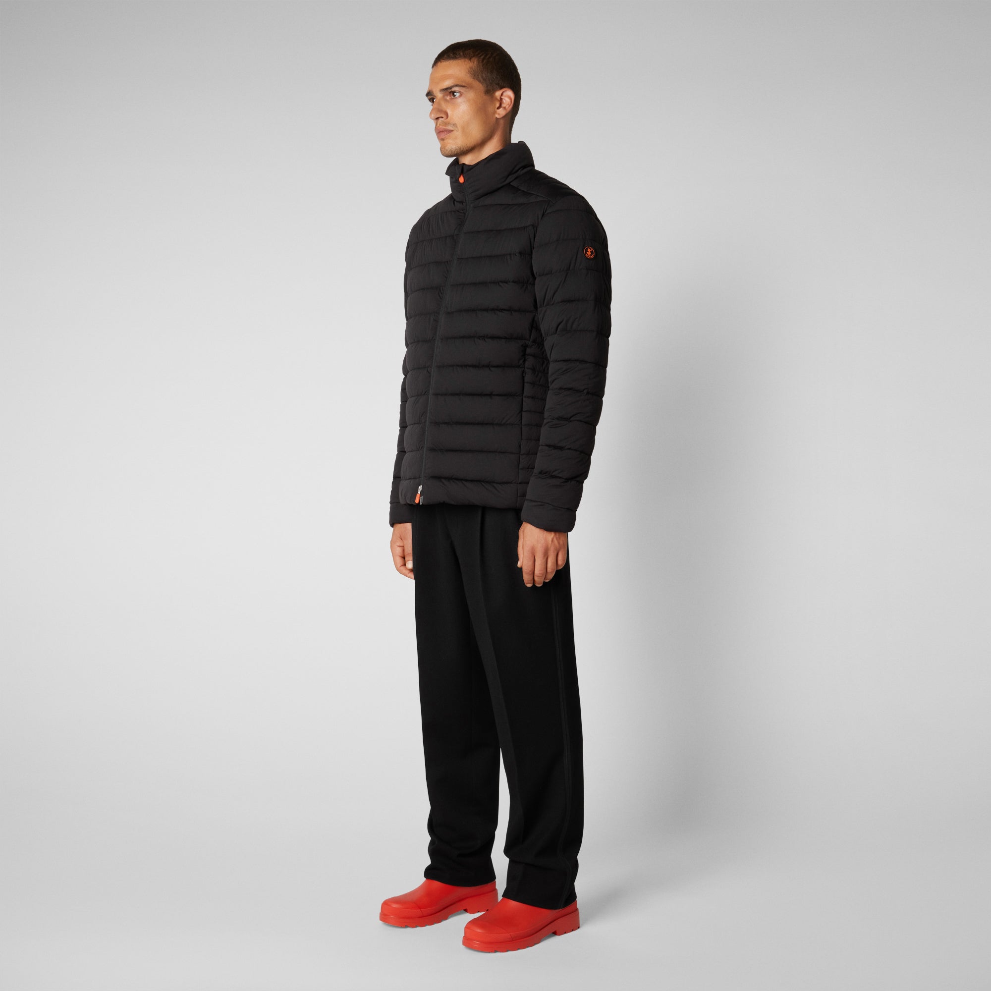 Men's Ari Stretch Puffer Jacket in Black