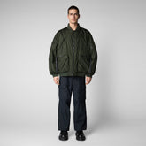 Unisex Usher Bomber Jacket in Pine Green - New In Men's | Save The Duck