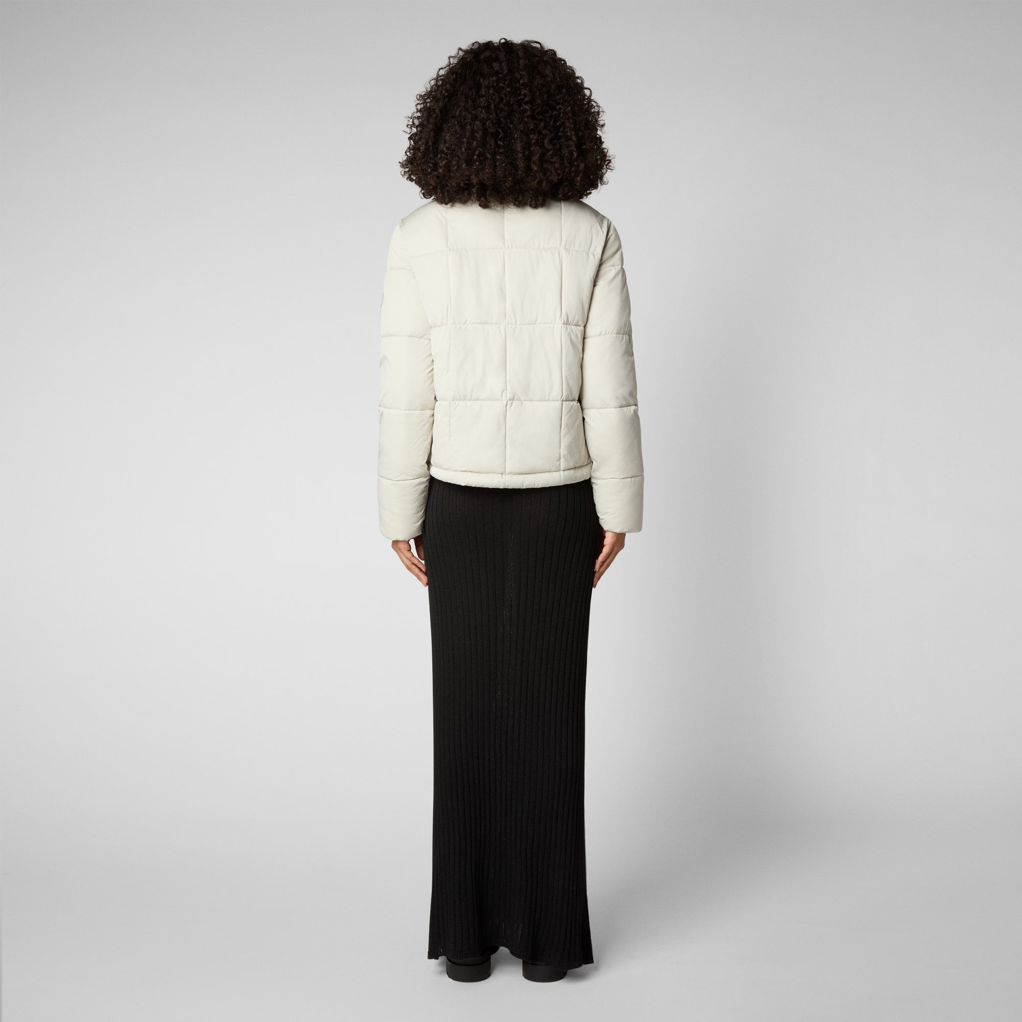 Women's Lobelia Puffer Jacket in Rainy Beige