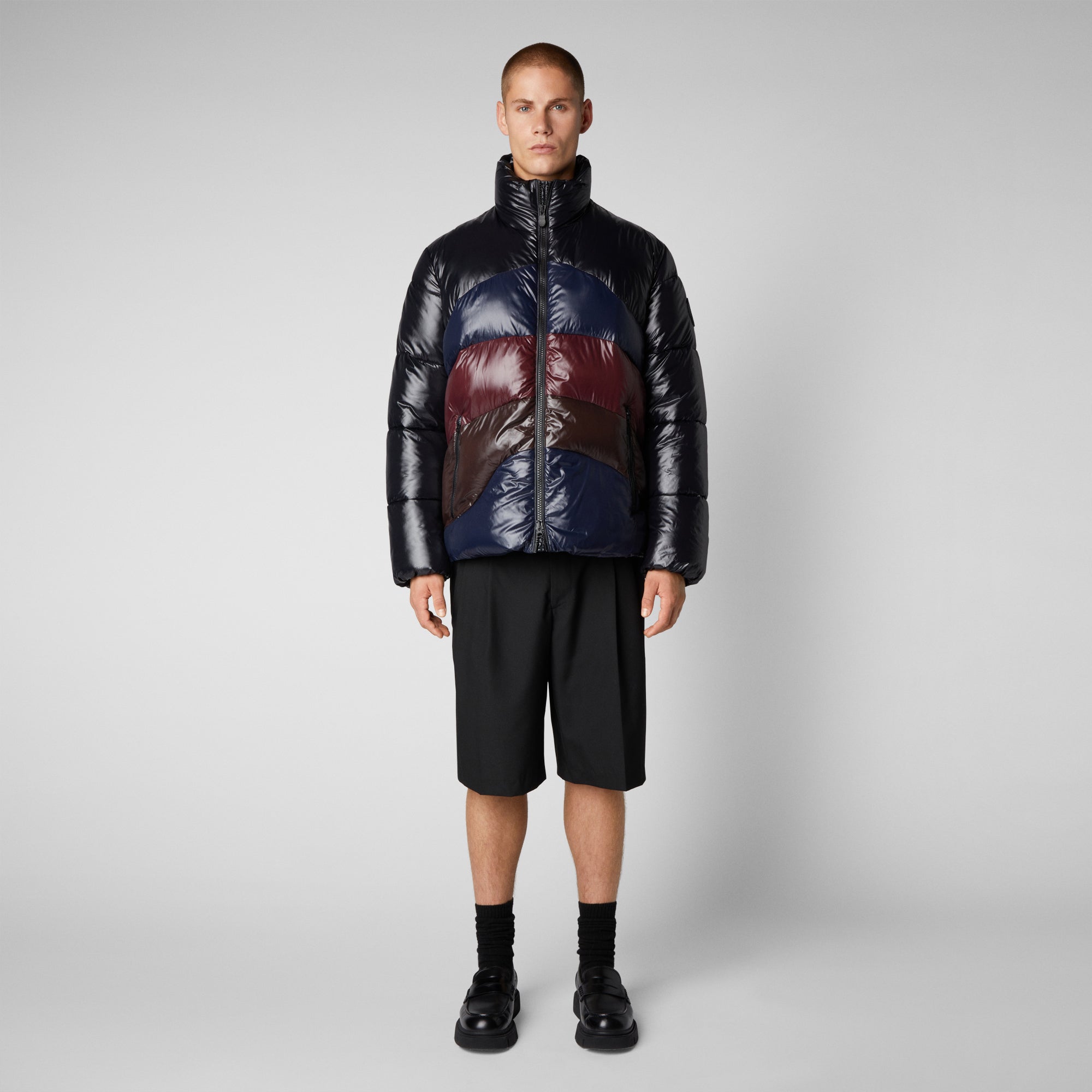 Men's Satyrium Puffer Jacket in Dark Waves
