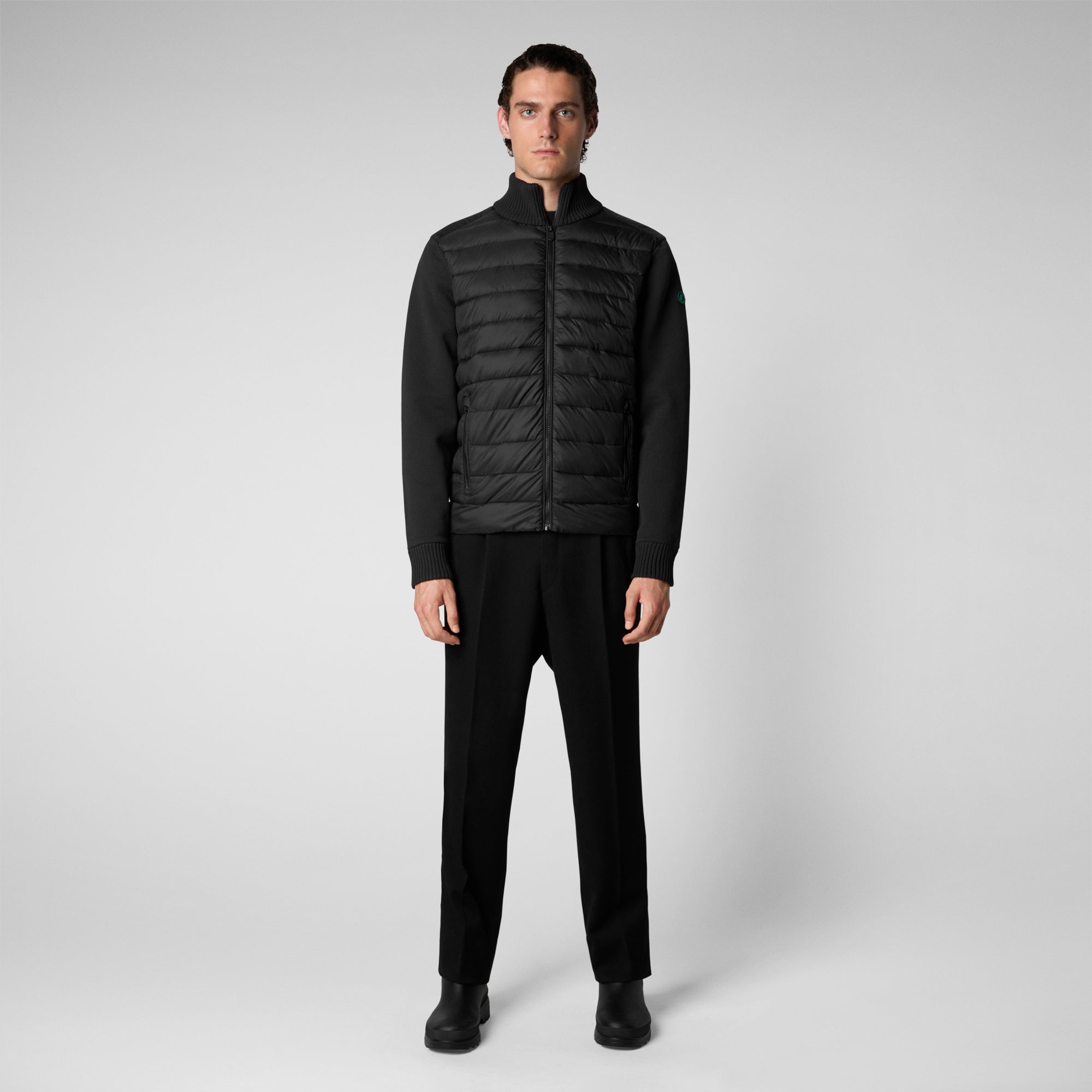 Men's Sedum Jacket in Black - Save The Duck