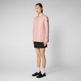 Women's Ula Jacket in Blush Pink - Women's Animal-Free Puffer jackets | Save The Duck