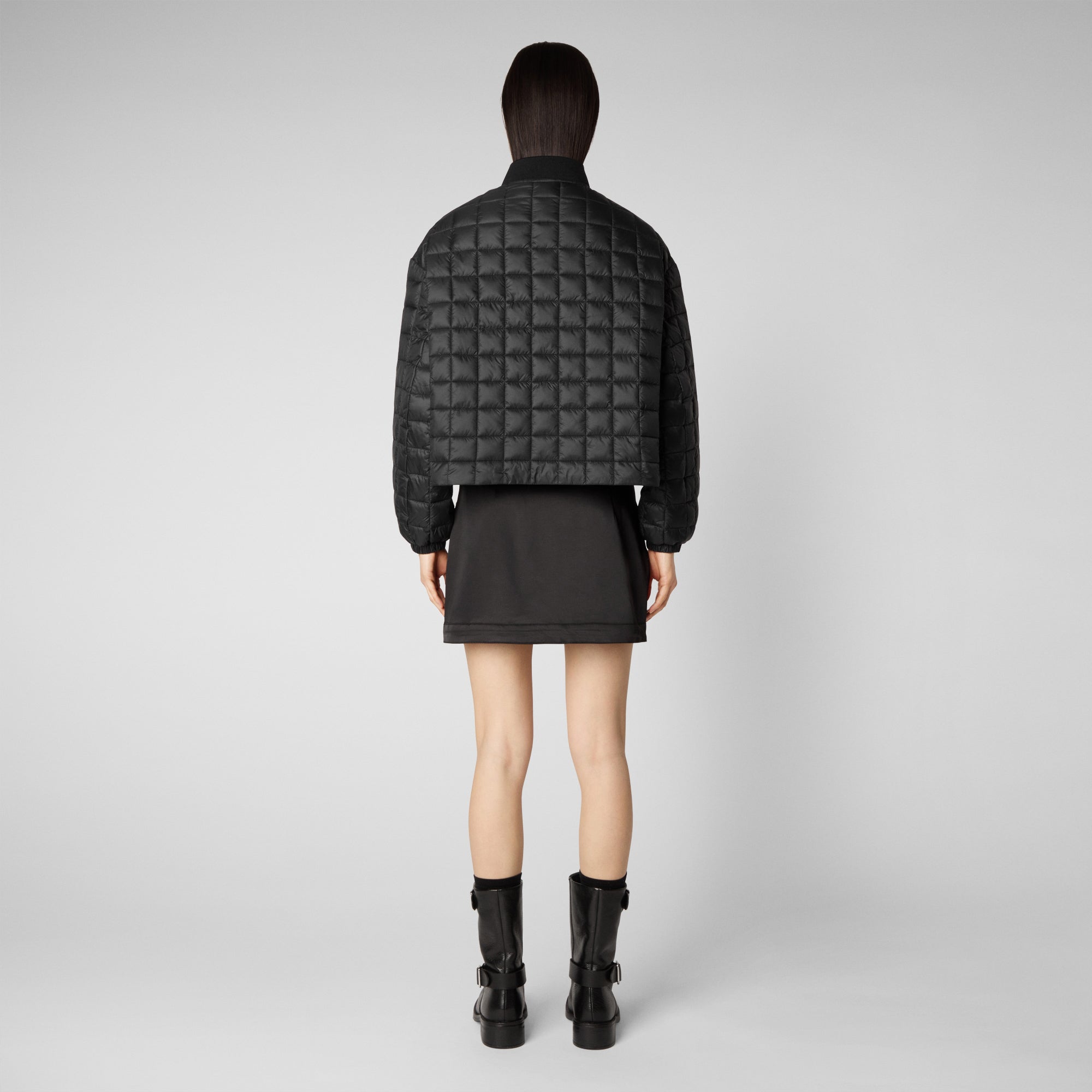 TESSA:SAVE THE DUCK WOMAN JACKET in GIGA in Black
