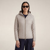 Women's Puffer Jacket Melody in Sand Beige | Save The Duck