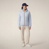 Women's Puffer Jacket Melody in Dawn Blue | Save The Duck