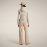 Women's Puffer Jacket Alexa in Pearl Grey - Manteaux pour femmes | Save The Duck