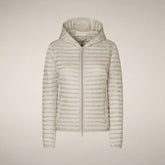 Women's Puffer Jacket Alexa in Pearl Grey - Manteaux pour femmes | Save The Duck