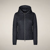 Women's Puffer Jacket Alexa in Blue Black - Manteaux pour femmes | Save The Duck