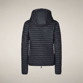 Women's Puffer Jacket Alexa in Blue Black - Manteaux pour femmes | Save The Duck