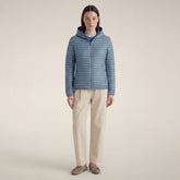 Women's Puffer Jacket Alexa in Dusty Blue - Manteaux pour femmes | Save The Duck