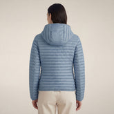 Women's Puffer Jacket Alexa in Dusty Blue - Manteaux pour femmes | Save The Duck