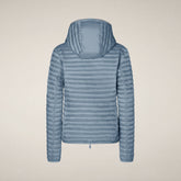 Women's Puffer Jacket Alexa in Dusty Blue - Manteaux pour femmes | Save The Duck
