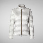 Women's Andreina Puffer Jacket in White | Save The Duck