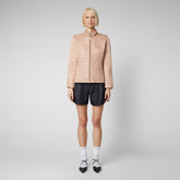 Women's Andreina Puffer Jacket in Powder Pink - Women's Icons | Save The Duck