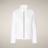 Women's Puffer Jacket Andreina in White - Manteaux pour femmes | Save The Duck