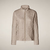 Women's Puffer Jacket Andreina in Sand Beige - Manteaux pour femmes | Save The Duck