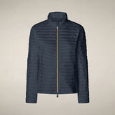 Women's Puffer Jacket Andreina in Blue Black - Manteaux pour femmes | Save The Duck