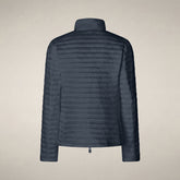 Women's Puffer Jacket Andreina in Blue Black - Manteaux pour femmes | Save The Duck