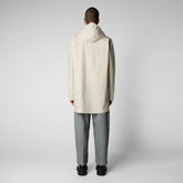 Men's Dacey Hooded Raincoat in Shore Beige | Save The Duck
