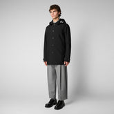 Men's Benjamin Coat in Black - Men's Raincoats | Save The Duck