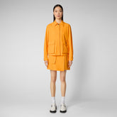 Women's Biry Shirt Jacket in Sunshine Orange - Women's Smartleisure | Save The Duck