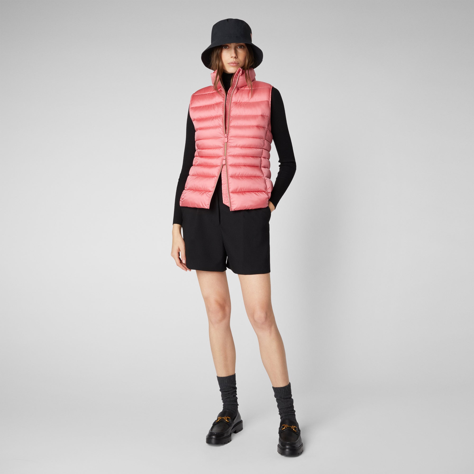 Pink down sales vest womens