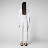 Women's Milan Sweatpants in White - Women | Save The Duck