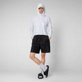 Women's Pear Hooded Jacket in White - New In Women's | Save The Duck