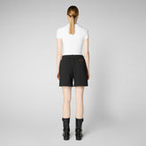 Women's Halima Shorts in Black - Women's Pants & Skirts | Save The Duck