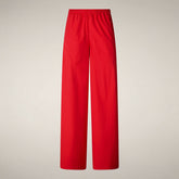 Women's pants yenna in red - Red Collection | Save The Duck