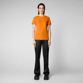 Women's Annabeth T-Shirt in Amber Orange - Women's T-Shirts & Sweatshirts | Save The Duck