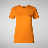 Women's Annabeth T-Shirt in Biscuit Beige | Save The Duck