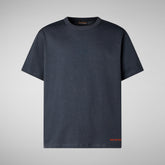 Men's Onkob T-Shirt in Smoky Blue | Save The Duck