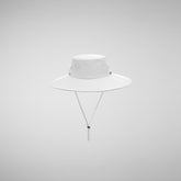 Unisex Cruz Hat in White - Men's Accessories | Save The Duck