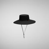 Unisex Cruz Hat in Black - Men's Accessories | Save The Duck