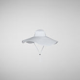 Unisex Bex Hat in Foam Grey - Men's Accessories | Save The Duck