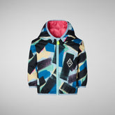 Babies' Calf Hooded Rain Jacket in Tao Multicolor Camo - Babies' Collection | Save The Duck