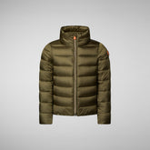 Girls' Evie Puffer Jacket in Sherwood Green - Girls' Sale | Save The Duck
