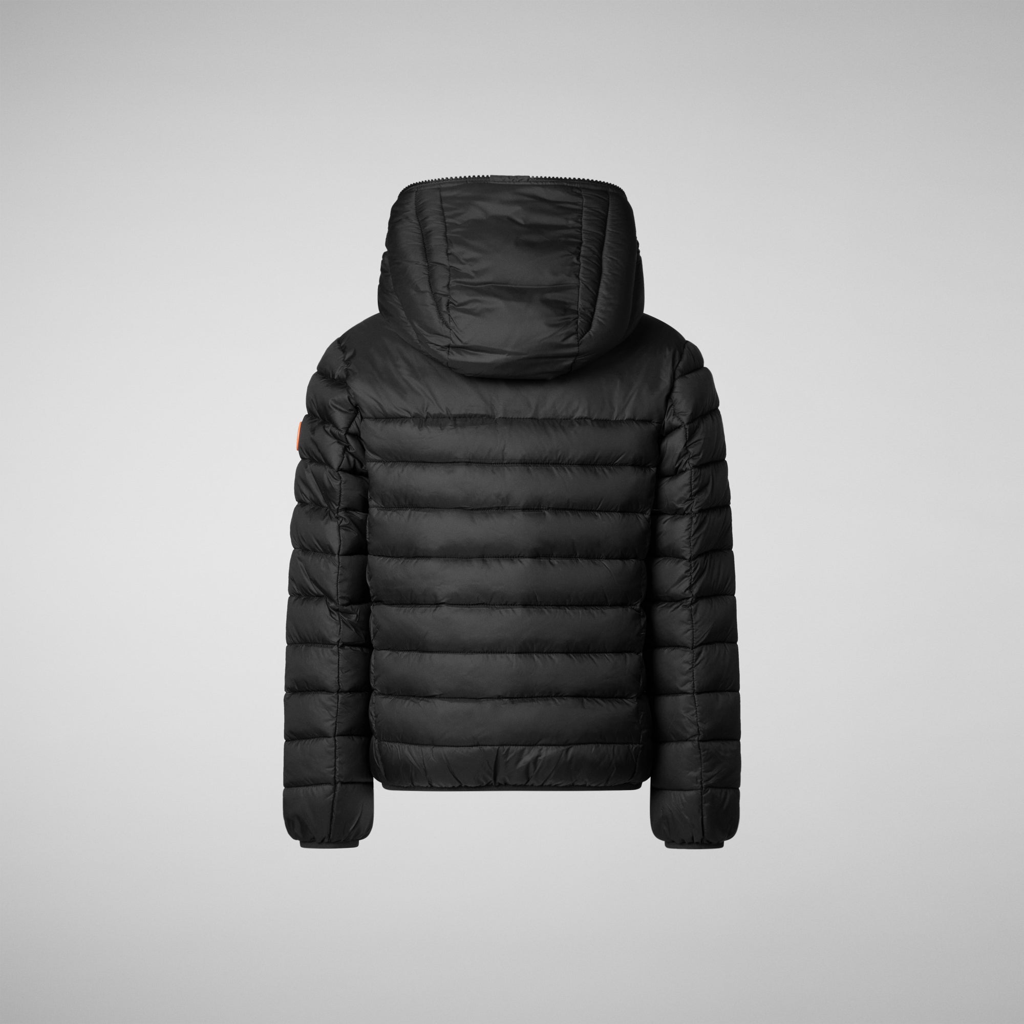 Boys' Lemy Hooded Puffer Jacket with Faux Fur Lining in Black