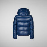 Boys' Artie Hooded Puffer Jacket in Ink Blue - Boys' Sale | Save The Duck